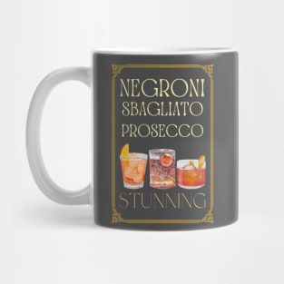 negroni sbagliato with prosecco in it Mug